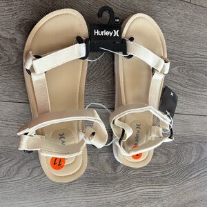 Hurley Women's Cream Sandals